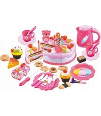 Dzimšanas dienas tortes griešanas komplekts Ecotoys