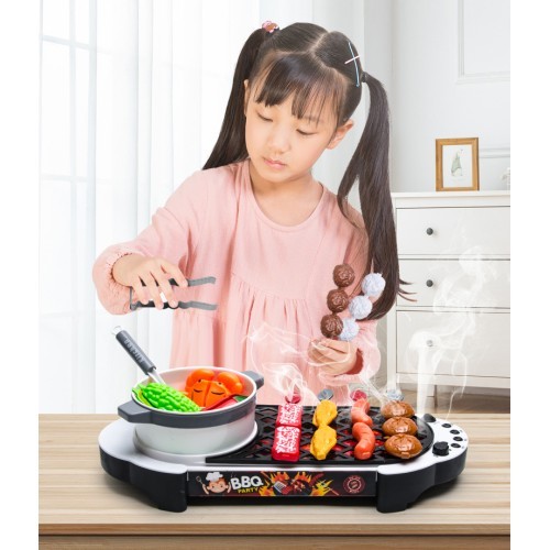 Мини-гриль ECOTOYS с кухонными аксессуарами для детей
