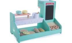 Wooden kitchen, cafe shop, bakery shop ECOTOYS