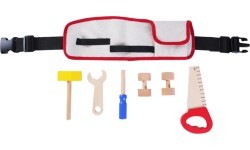 Koka instrumenti ar jostu Ecotoys DIY