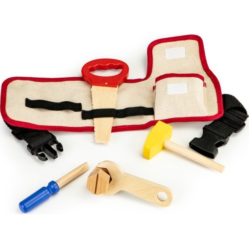 Koka instrumenti ar jostu Ecotoys DIY