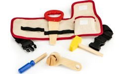 Koka instrumenti ar jostu Ecotoys DIY