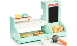 Wooden kitchen, cafe shop, bakery shop ECOTOYS