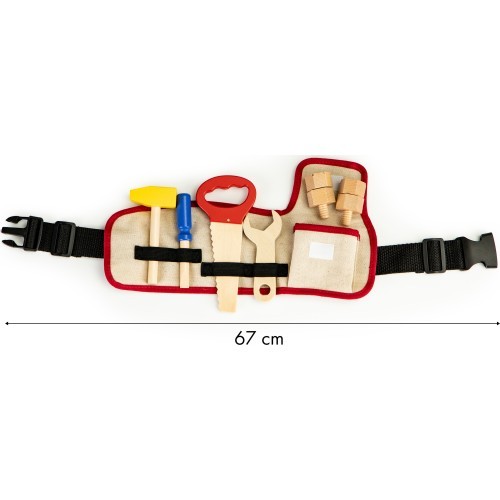 Wooden Tools with Belt Ecotoys DIY 