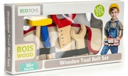 Koka instrumenti ar jostu Ecotoys DIY