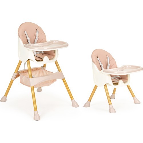 2in1 bērnu krēsls Eco Toys, rozā krāsā