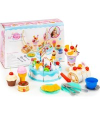 Dzimšanas dienas svinību tortes griešanas komplekts, 76 gab.