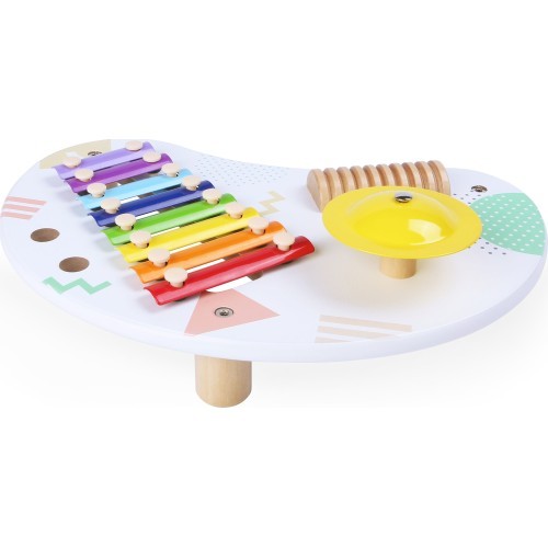 Muzikālais galdiņš ar cimboli ECOTOYS +18 mēn.