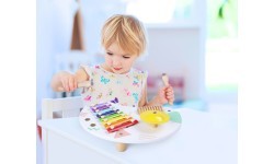 Muzikālais galdiņš ar cimboli ECOTOYS +18 mēn.
