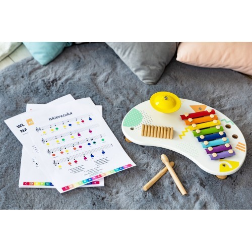 Музыкальный столик с цимбалами ECOTOYS +18 мес.
