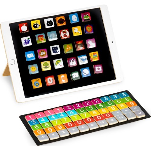Wooden educational tablet magnetic board ECOTOYS