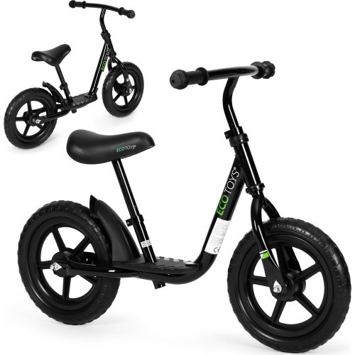 Детский кросс-кантри велосипед с платформой EVA колеса ECOTOYS черный