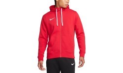 Nike Men's Full Zip Fleece Hoodie Red CW6887 657