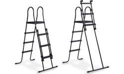 EXIT Akmens baseins 400x200x122cm ar filtra sūkni - pelēks