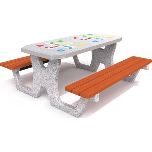 Concrete Table for Ludo Game Inter-Play 02