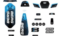 Набор наклеек Rally APX Blue