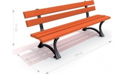 Cast-iron Bench Inter-Play 03