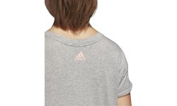 Adidas Ess Lin Lo Tee sieviešu krekls, pelēks CZ5775