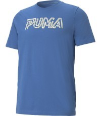 Puma Men's T-Shirt Modern Sports Logo Blue