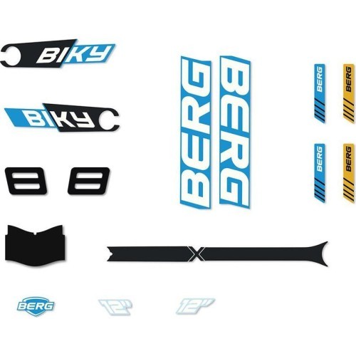 Набор наклеек Biky Cross Blue Handbrake