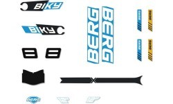 Набор наклеек Biky Cross Blue Handbrake
