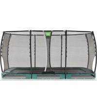 EXIT Allure Premium iegremdējamā batuts 244x427 cm – zaļš