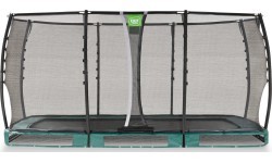 EXIT Allure Premium iegremdējamā batuts 244x427 cm – zaļš