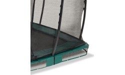 Встраиваемый в грунт батут EXIT Allure Premium 244x427 см – зелёный
