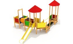 Wooden Kids Playground Model 0401C