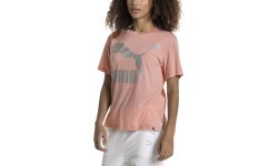 Puma blūze Classics Logo Tee Pink 575067 31