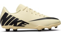Nike Jr Vapor 15 Club FG/MG bērnu futbola apavi Yellow Black DJ5958 700