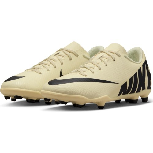Nike Jr Vapor 15 Club FG/MG bērnu futbola apavi Yellow Black DJ5958 700