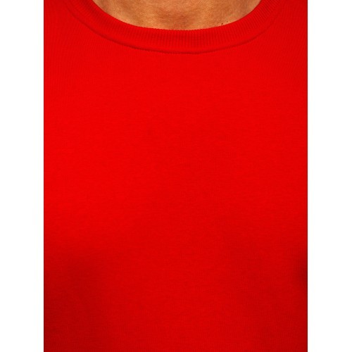 J.Style Men's Fleece Sweatshirt Red 68B2001-18
