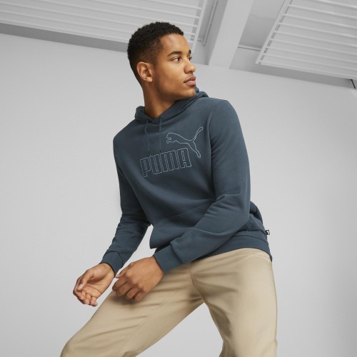 Puma vīriešu džemperis Ess Elevated Hoodie Blue 673387 16