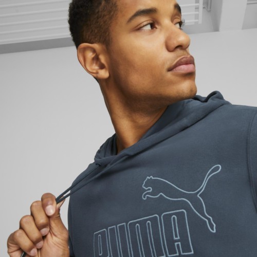 Puma vīriešu džemperis Ess Elevated Hoodie Blue 673387 16