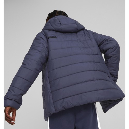 Puma Men's Jacket Ess Hooded Padded Jacket Blue 848938 06