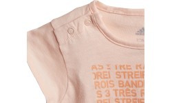 Adidas Kids' Tracksuit I MM Tight Set Coral Black DJ1566