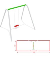 Качели CM-1801, металлические