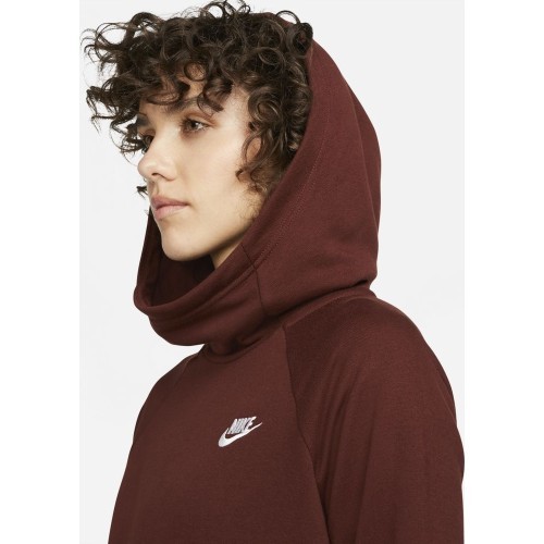Nike NSW Essntl Flc Fnl sieviešu džemperis Bordeaux BV4116 273