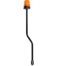 BERG Flashing light orange on pole