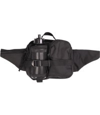BLACK FANNY PACK WITH BOTTLE
