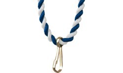 Медальный шнур синий/белый 70188.01