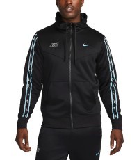 Nike Džemperis Vyrams Nsw Repeat Sw Pk Fz Hoody Black DX2025 011