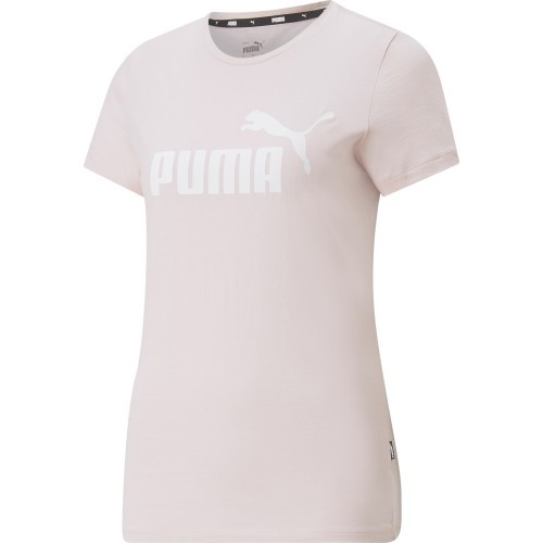 Puma Ess Logo Tee Women's Shirt Pink 586775 82