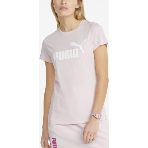 Puma Ess Logo Tee sieviešu krekls, rozā 586775 82