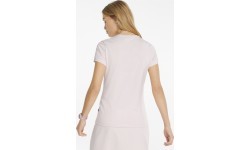Женская футболка Puma Ess Logo Tee розовая 586775 82