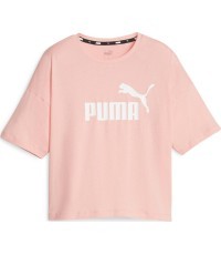 Puma Ess Cropped Logo sieviešu tops, rozā 586866 67