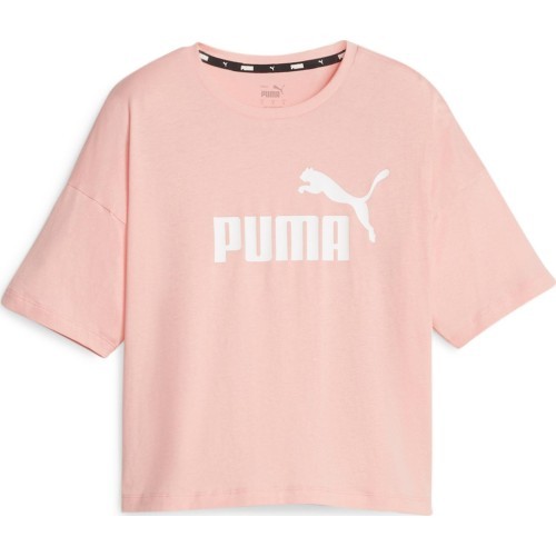 Puma Ess Cropped Logo Women's Top Pink 586866 67