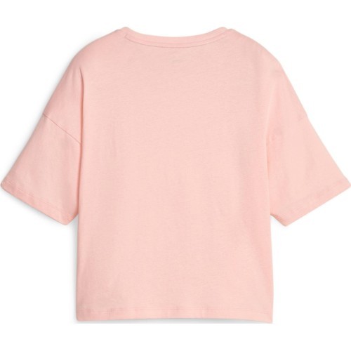 Puma Ess Cropped Logo sieviešu tops, rozā 586866 67