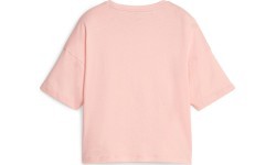 Топ женский Puma Ess Cropped Logo розовый 586866 67